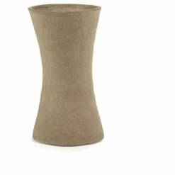 Vase Earth en papier maché | Brun