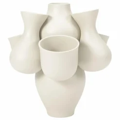 Vase en céramique Qucha, Jean-Baptiste Fastrez | Crème