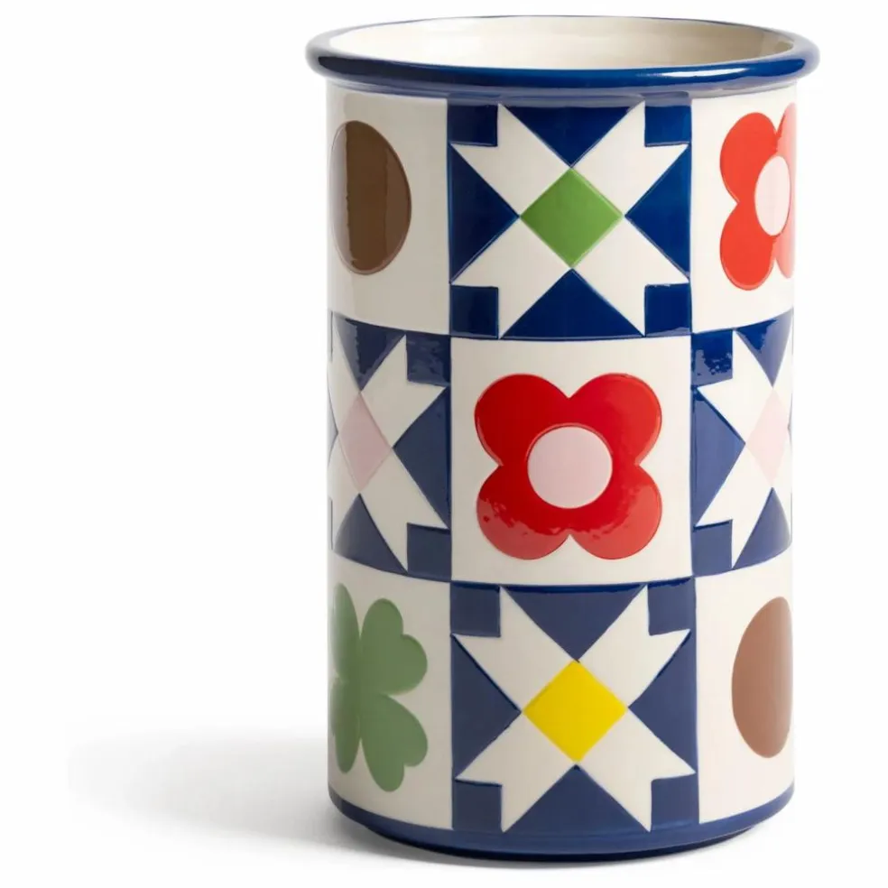 Vase en grès Courtepointe