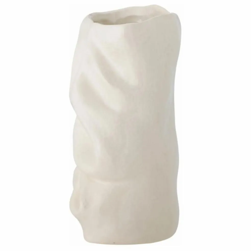 Vase en grès Fabius | Blanc