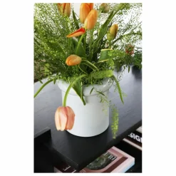 Vase en grès Turban | Bleu Clair
