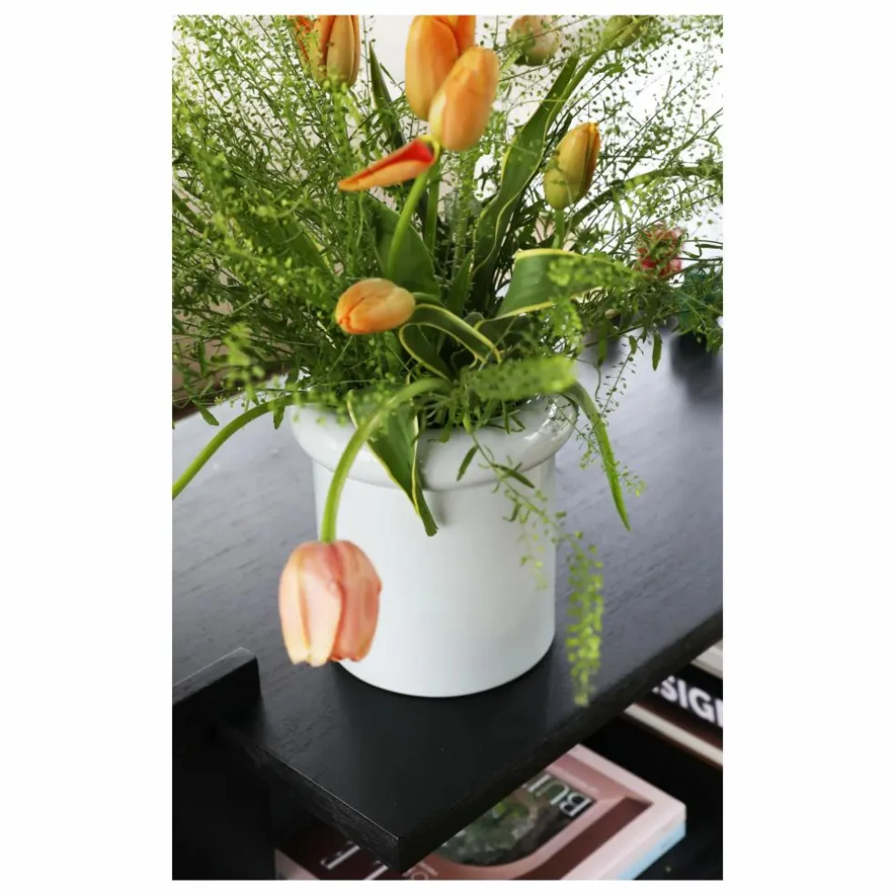 Vase en grès Turban | Bleu Clair