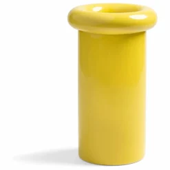 Vase en grès Turban | Jaune