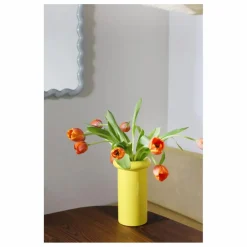 Vase en grès Turban | Jaune