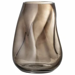 Vase en verre | Brun