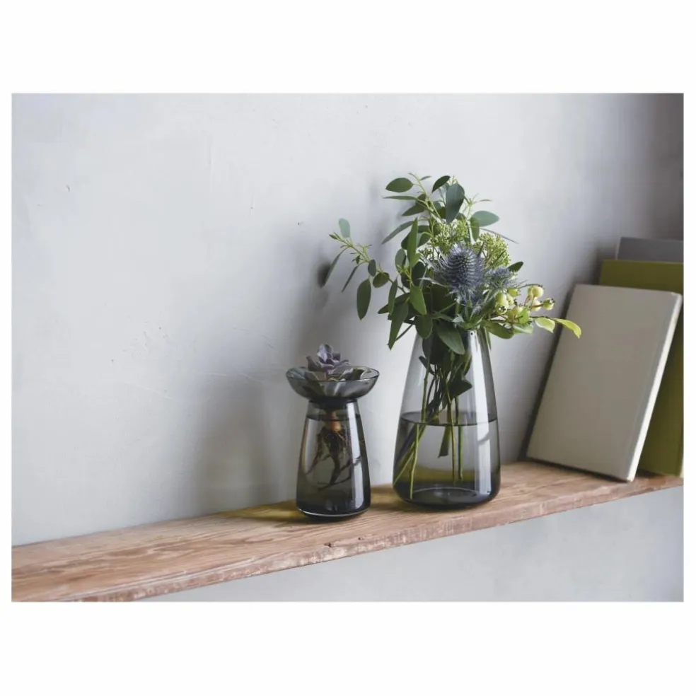 Vase en verre Aquaculture | Gris