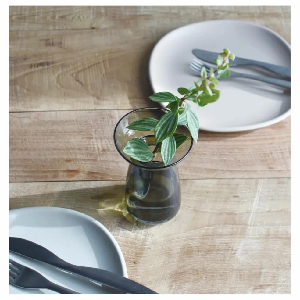 Vase en verre Aquaculture | Gris