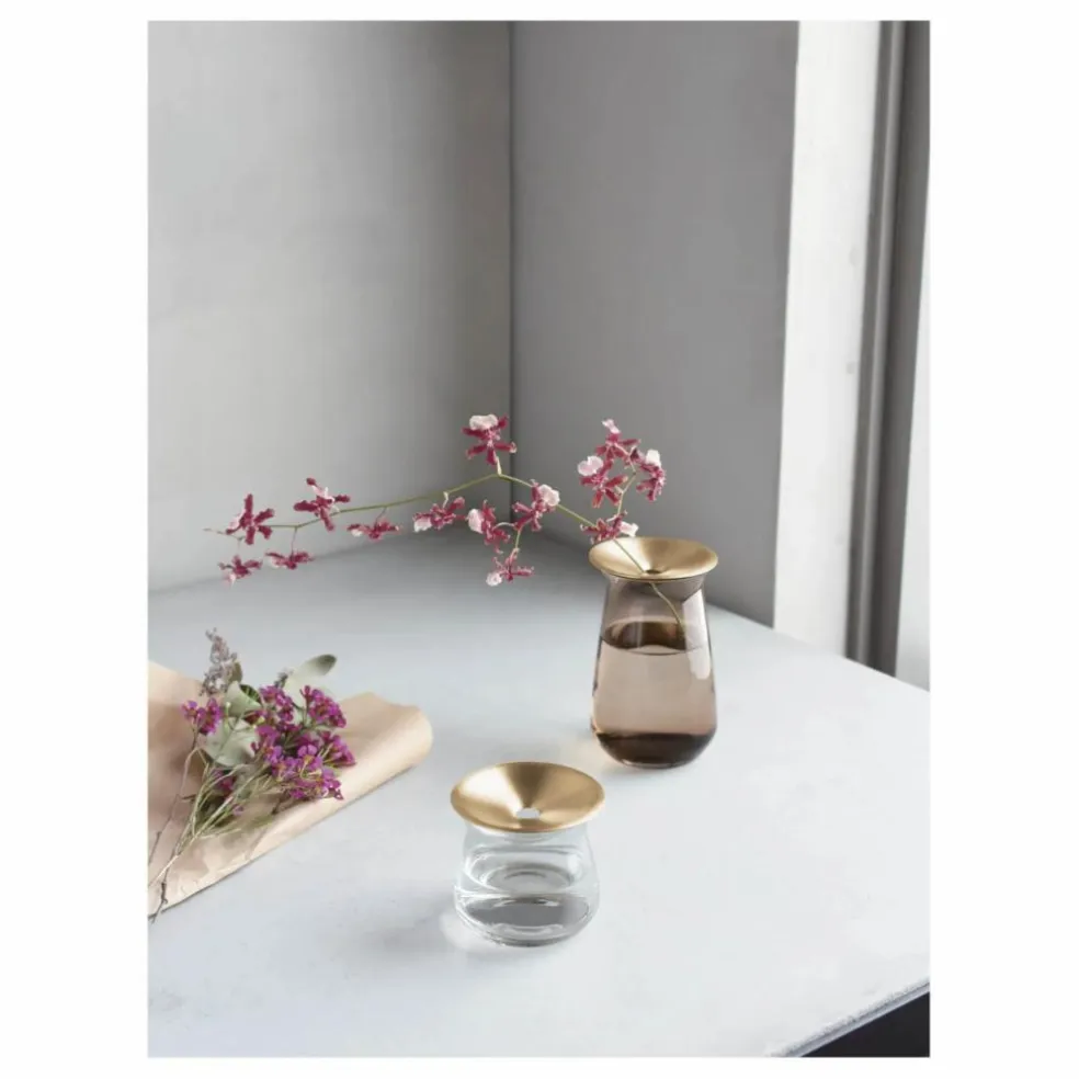 Vase en verre Luna | Marron
