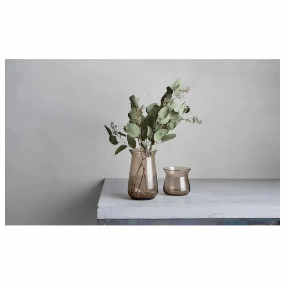 Vase en verre Luna | Marron