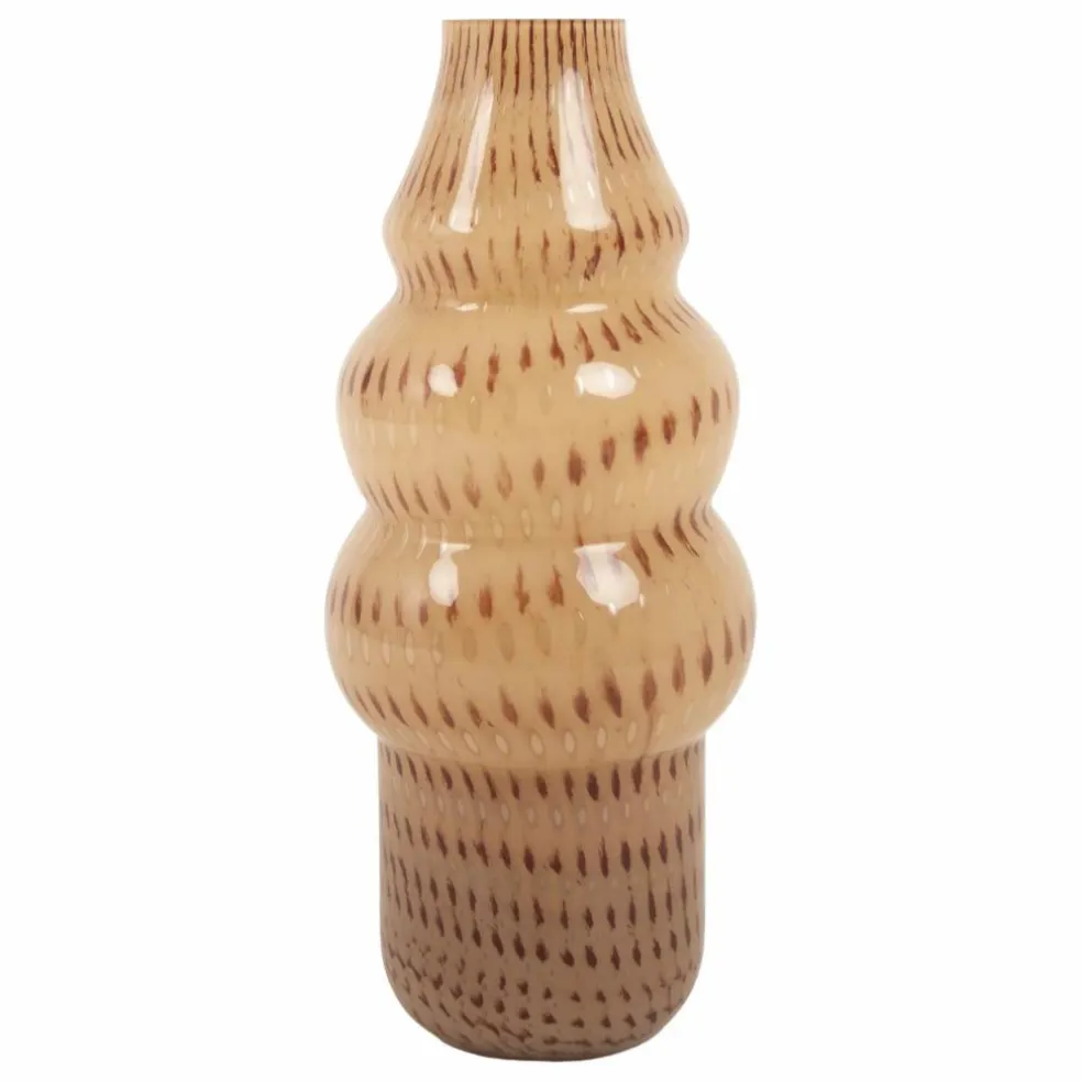 Vase en verre Marcel | Beige