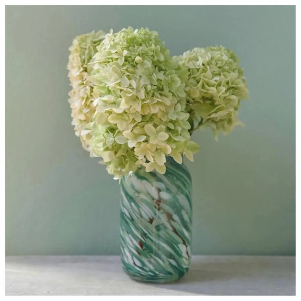 Vase en verre Splash | Vert