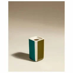 Vase Facettes | Vert mousse