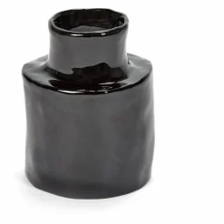 Vase Héléna en céramique | Noir