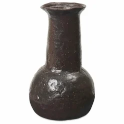 Vase long en terracotta Doro | Marron