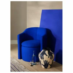 Vase Mime en céramique | Bleu