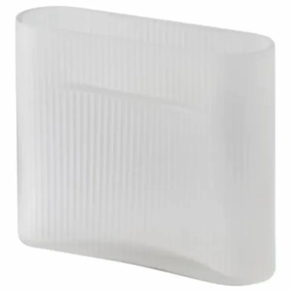 Vase Ridge | Blanc