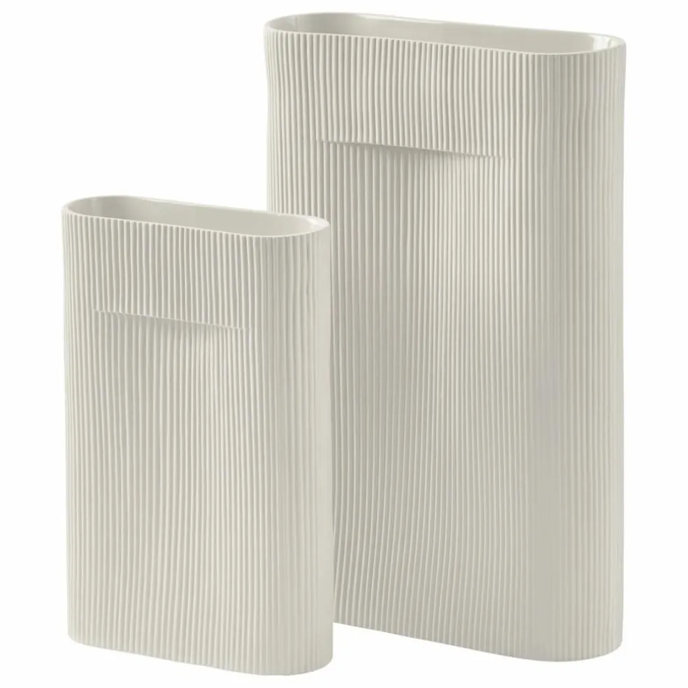 Vase Ridge | Crème