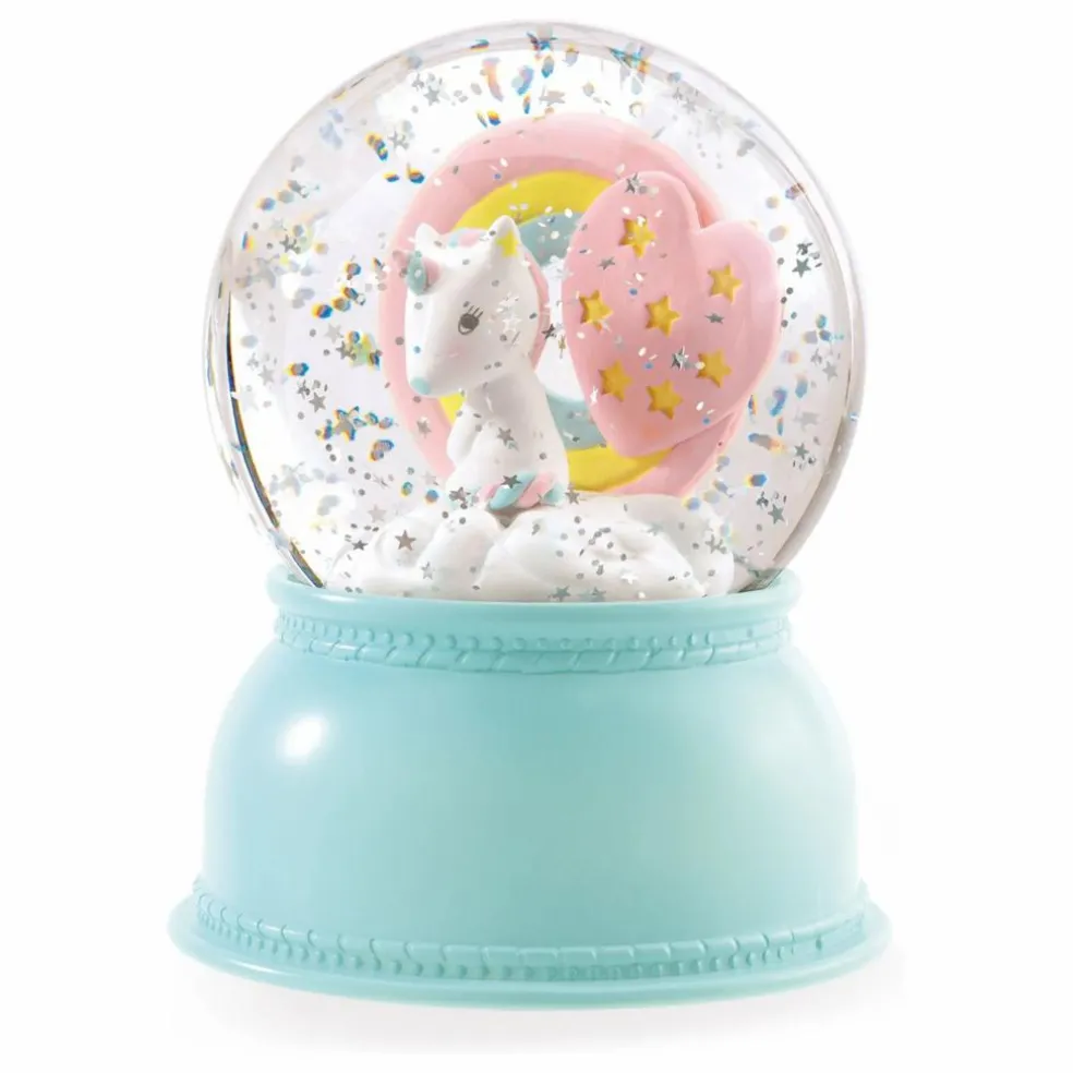 Veilleuse Boule à neige Licorne