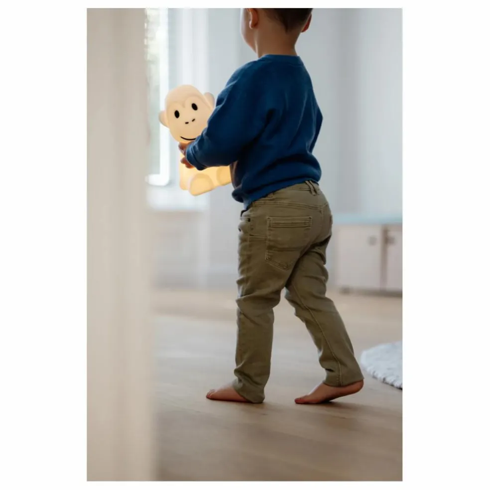 Veilleuse singe en silicone souple