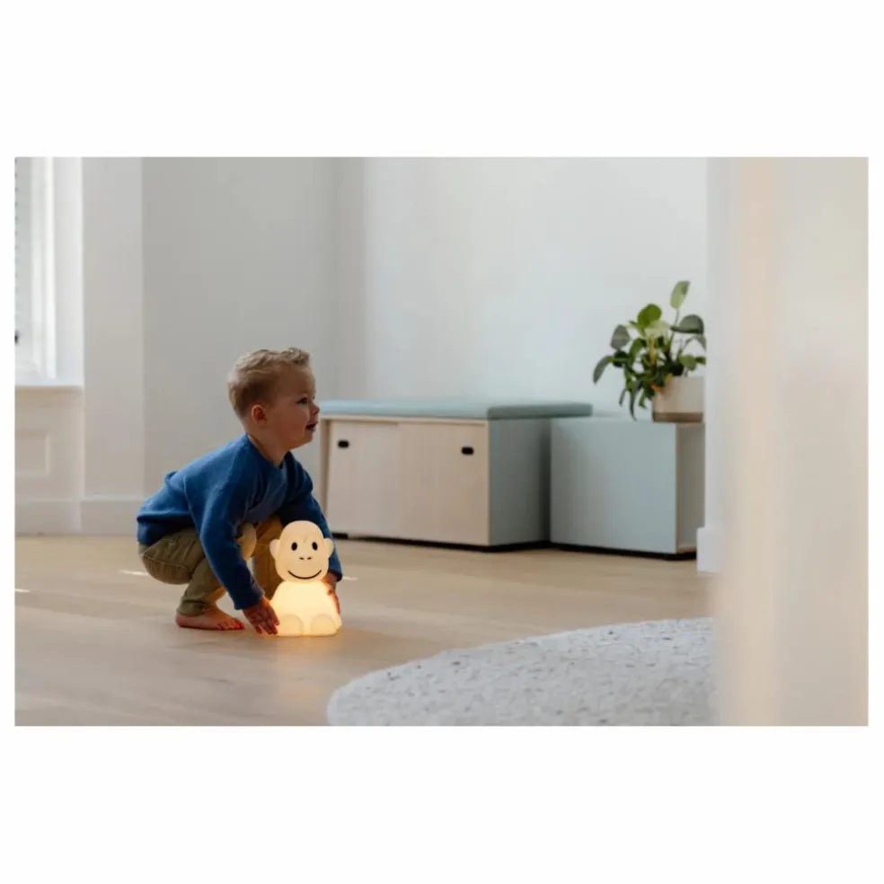 Veilleuse singe en silicone souple