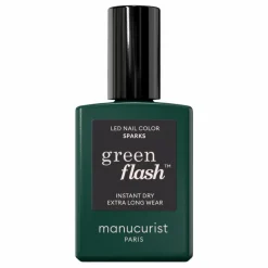 Vernis à ongles semi-permanent Green Flash - 15 ml | Sparks