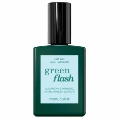 Vernis à ongles semi-permanent Green Flash Light Blue - 15 ml