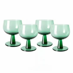 Verre à pied The emeralds - Set de 4 | Vert