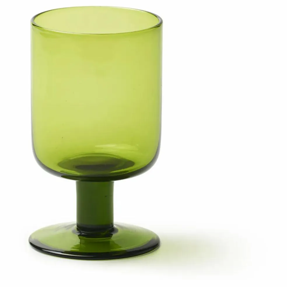 Verre à vin Bloom | Vert olive