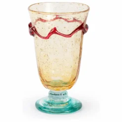 Verre à vin en verre Roméo | Orange