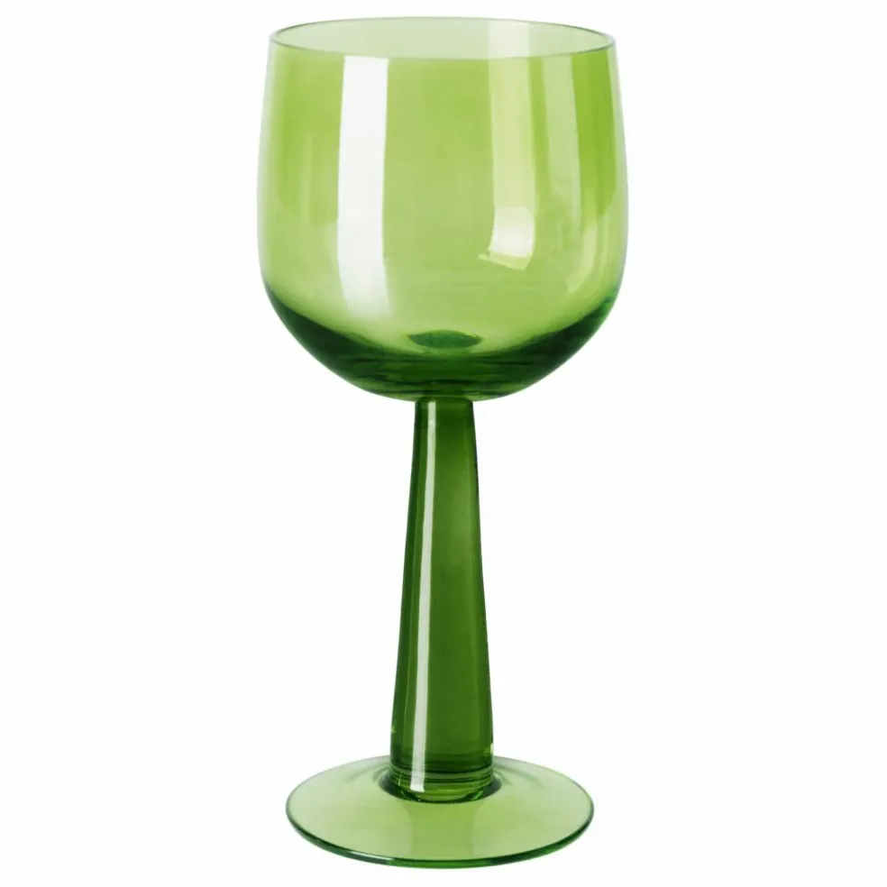 Verre à vin The emeralds - Set de 4 | Jaune vert
