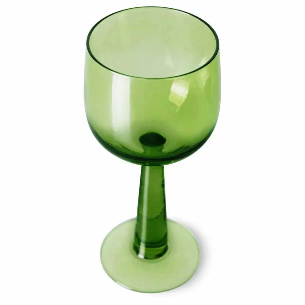 Verre à vin The emeralds - Set de 4 | Jaune vert