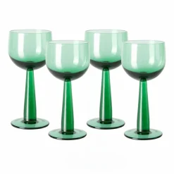 Verre à vin The emeralds - Set de 4 | Vert