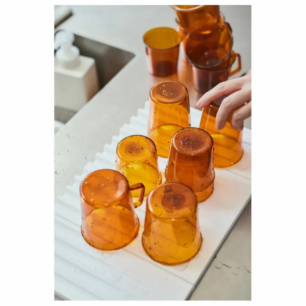 Verre Cast simple paroi - 350 ml | Ambre