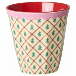 Verre en mélamine Sapins | Crème