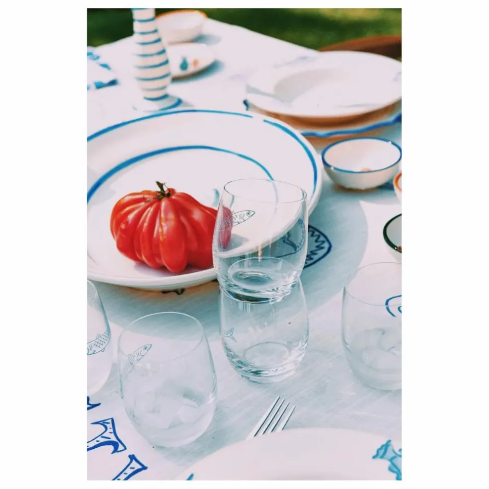 Verre Sardine | Bleu