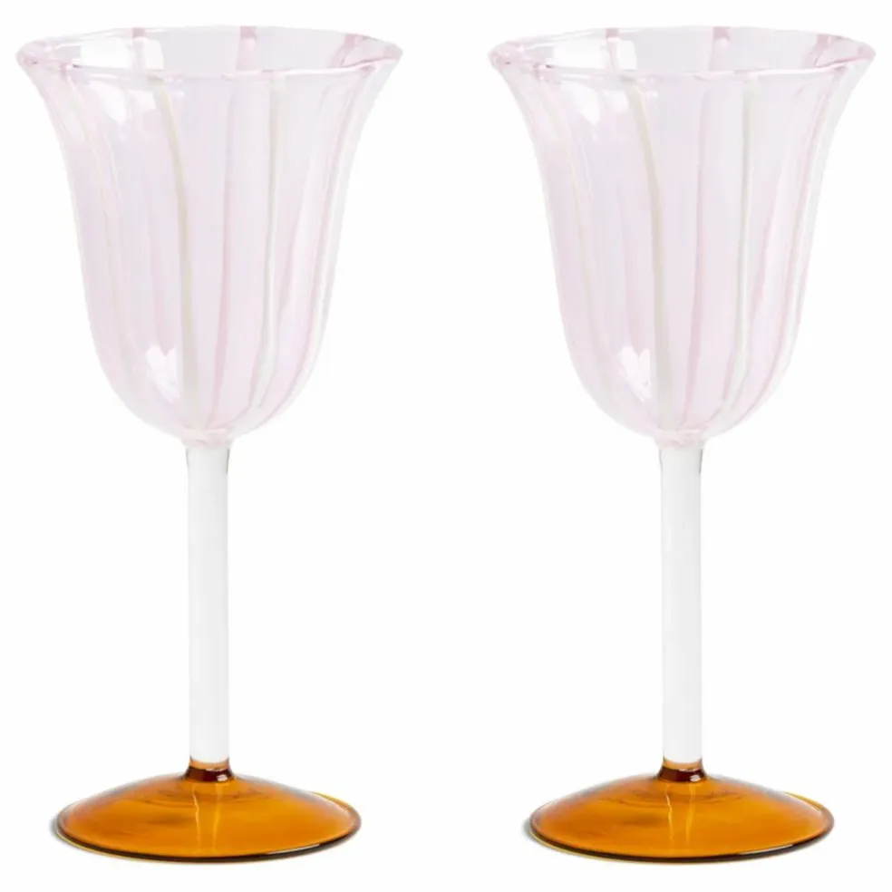 Verres à vin Eve - Set de 2 | Rose