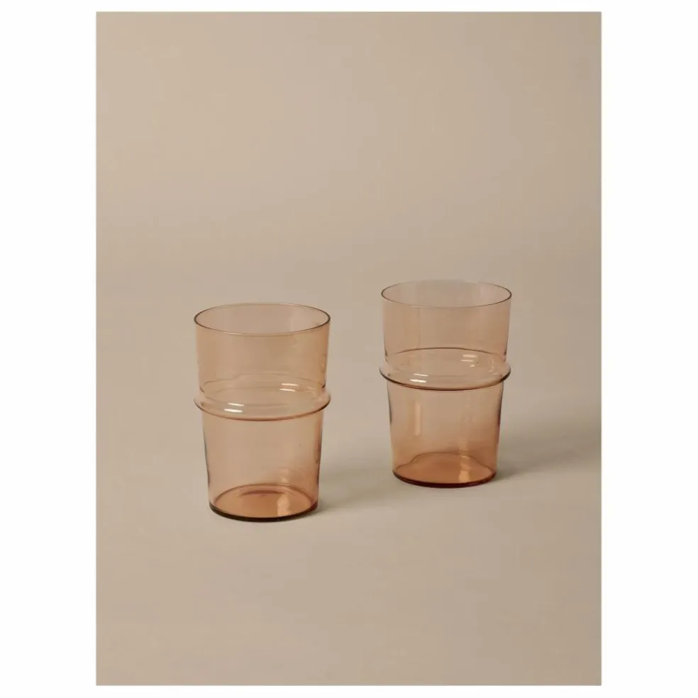 Verres Boya - Set de 2 | Framboise