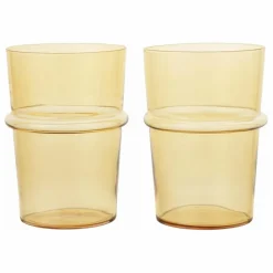 Verres Boya - Set de 2 | Jaune