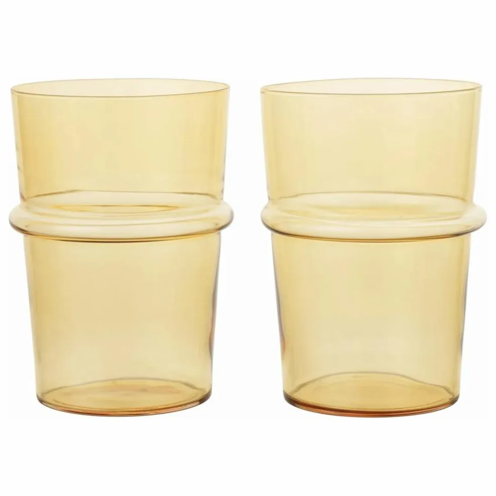Verres Boya - Set de 2 | Jaune