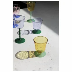 Verres Dot - Set de 2 | Jaune