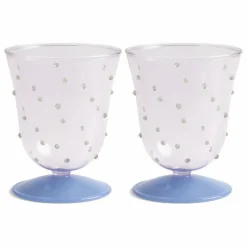 Verres Dot - Set de 2 | Rose