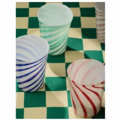 Verres en verre soufflé Bachette Viola - Set de 2 | Rose
