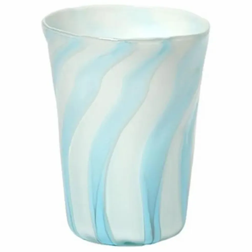 Verres en verre soufflé Bachette Azzurro - Set de 2 | Bleu Clair