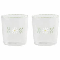 Verres Flora - Set de 2 | Blanc