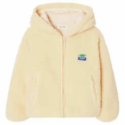 Veste à Capuche Façon Sherpa Hoktown | Ecru