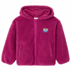 Veste à Capuche Façon Sherpa Hoktown | Rose fuschia