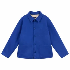 Veste Arsène Coton Bio | Bleu électrique