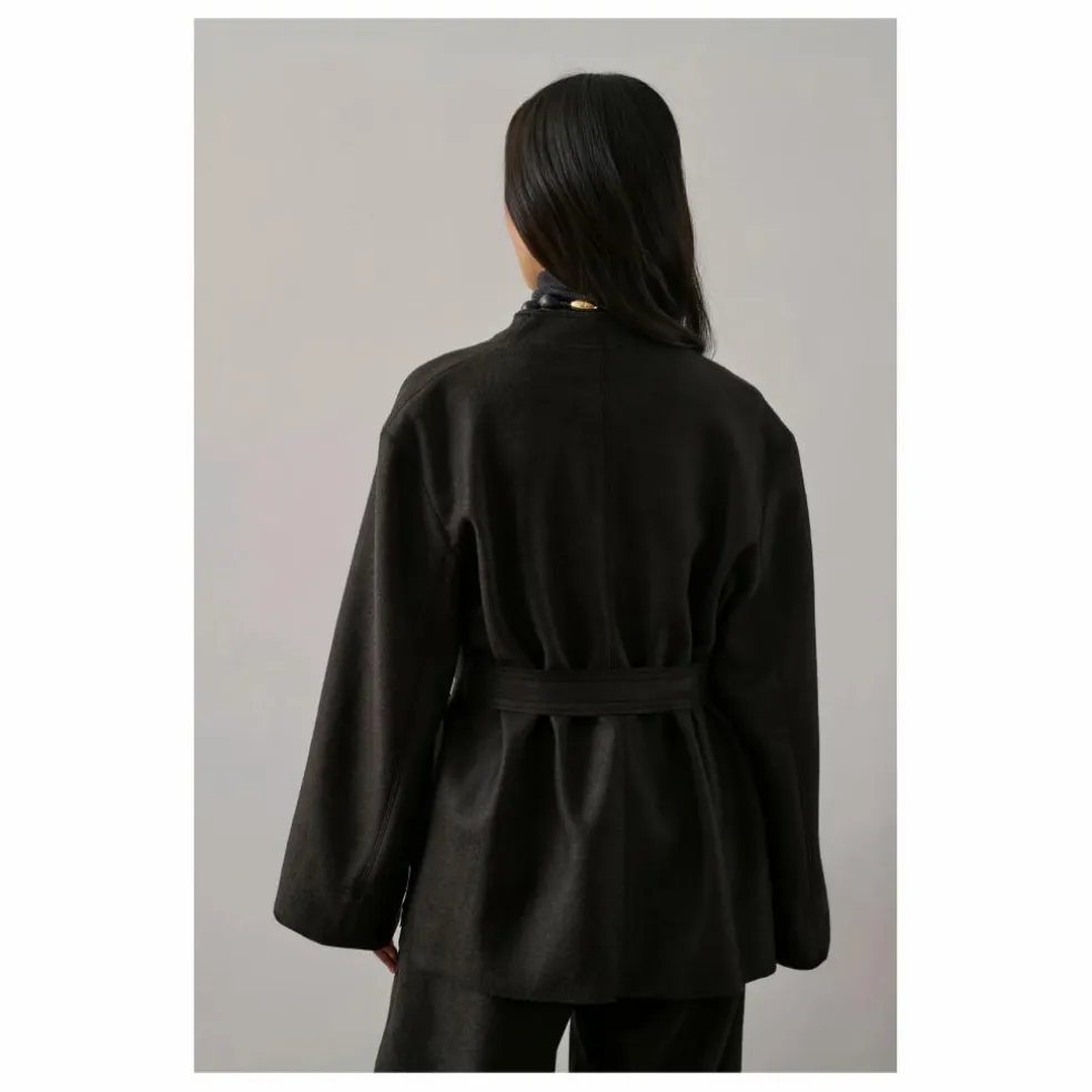 Veste Balme Laine Vierge | Vert foncé