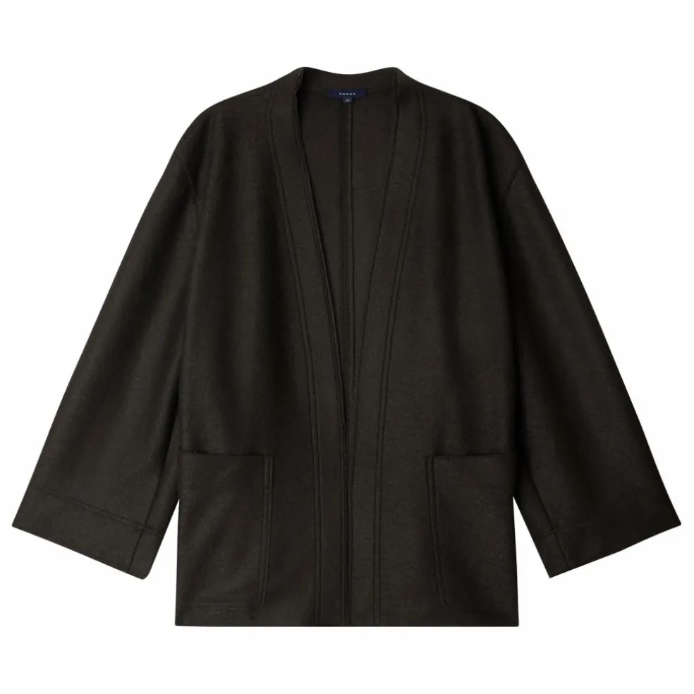 Veste Balme Laine Vierge | Vert foncé