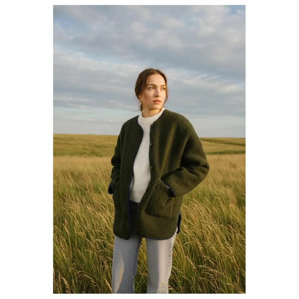 Veste Bari Greenlake Laine Vierge | Vert